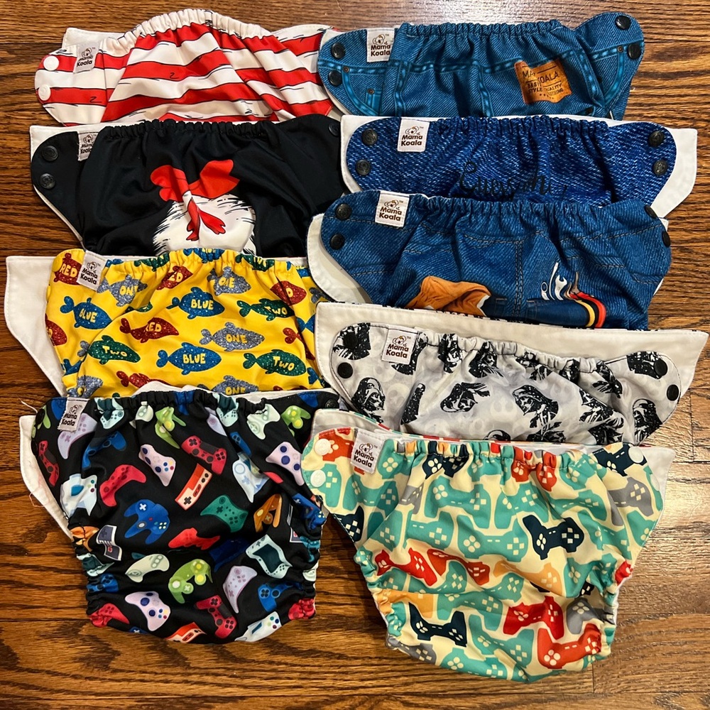 Colorful Kids Cloth Diaper Set